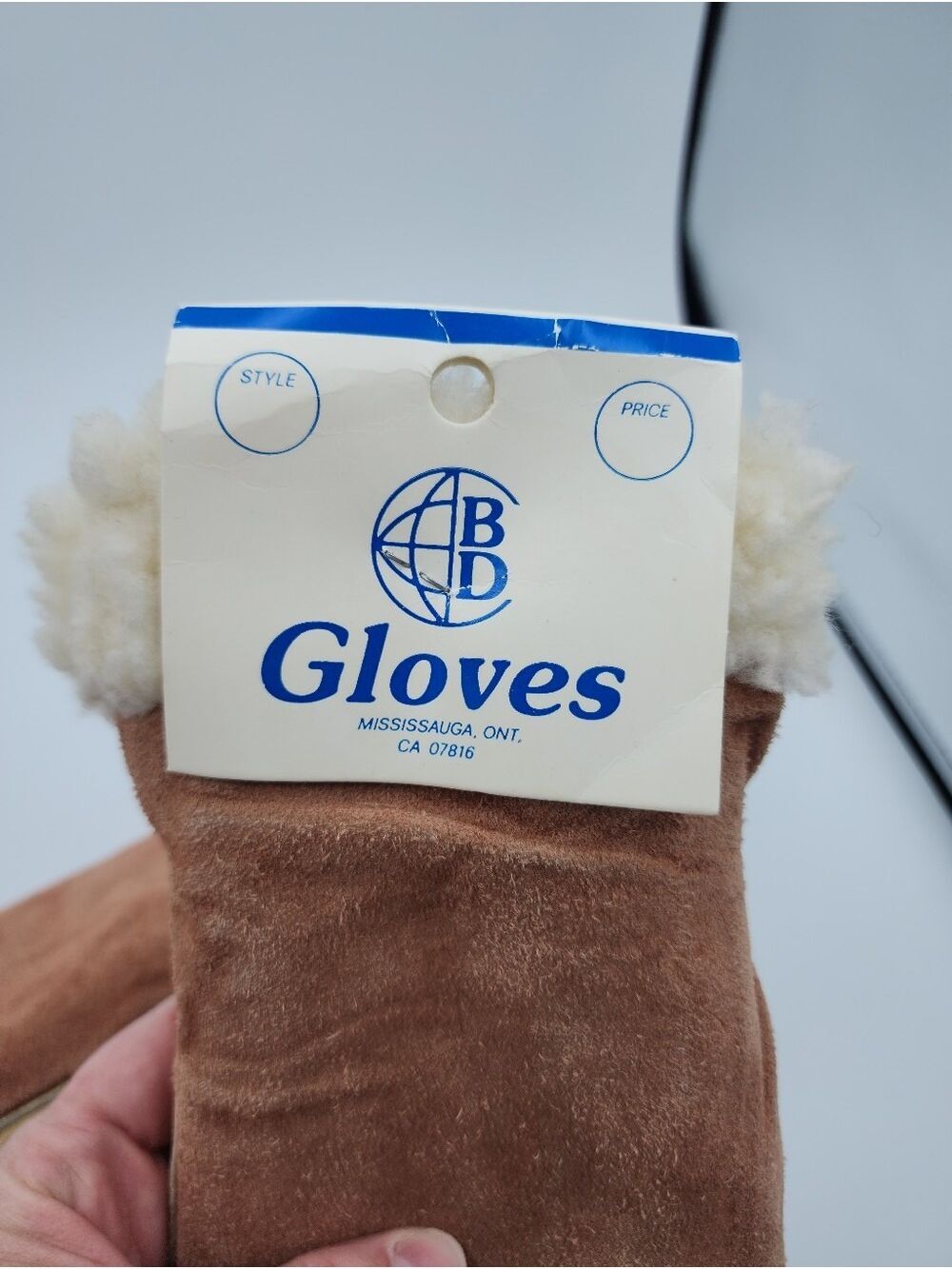 Vintage Leather Suede Mittens NWT #2958 - Picture 5 of 13
